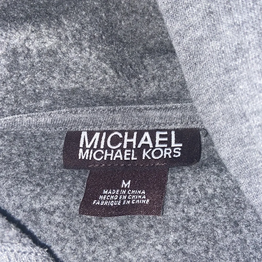 Michael Kors gray hooded sweatshirt size M